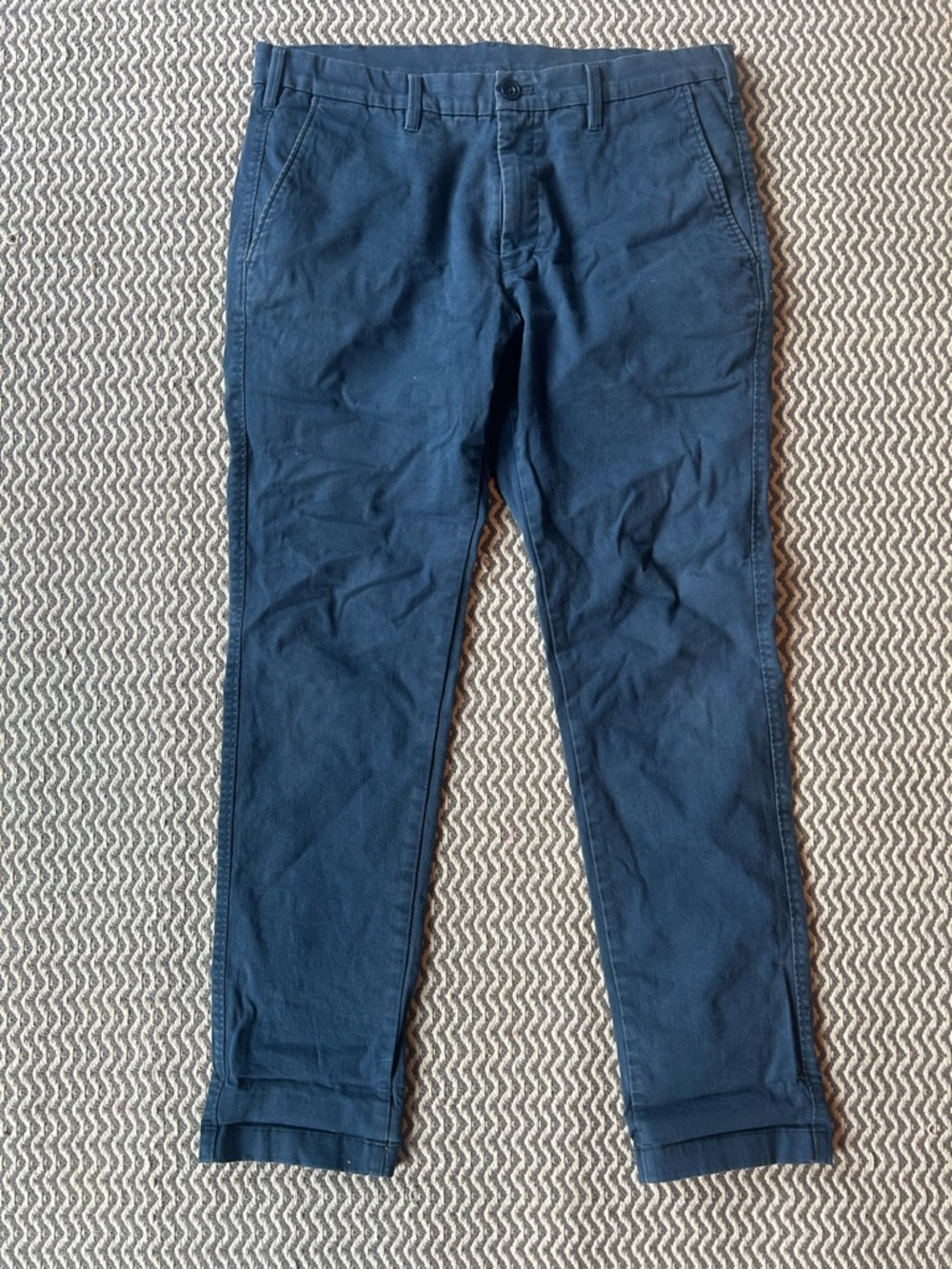 Uniqlo Navy Blue Chinos